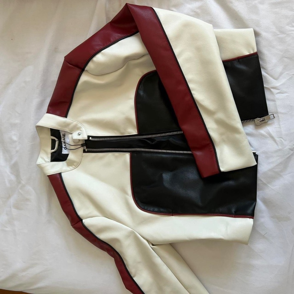 cropped racing jacket - Picture 3 of 3